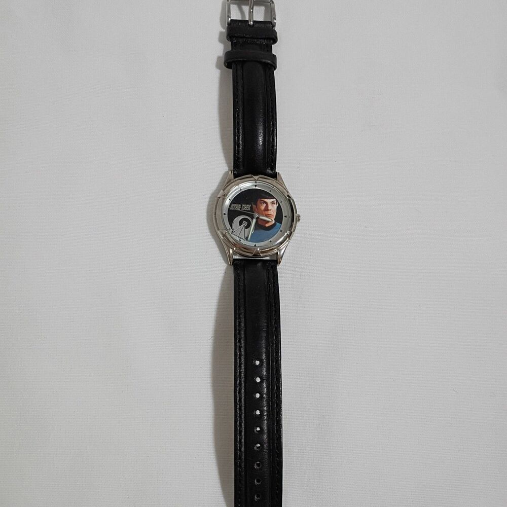 1997 Fossil Limited Edition Star Trek Mr. Spock Watch #3528/5000 Leonard Nimoy